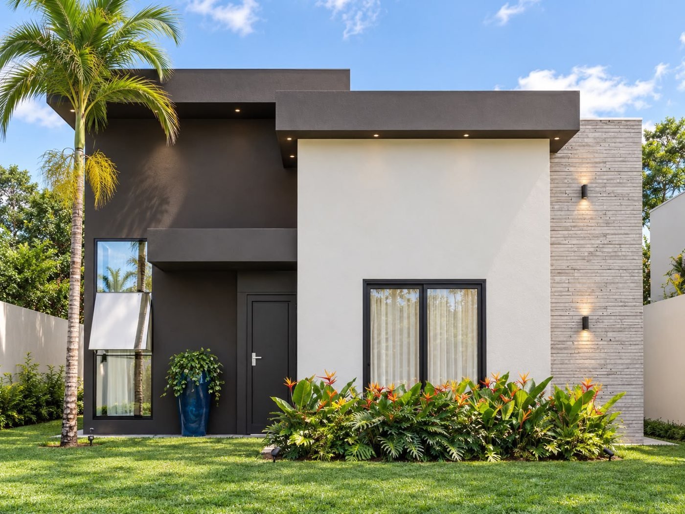 Fachada da Planta Jatobá — casa construída pela Bella em Cáceres