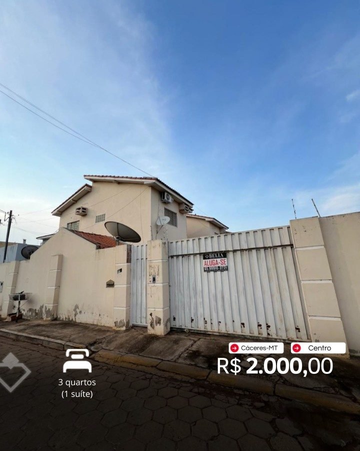 Casa para alugar em Centro, Cáceres — Casa 3 quartos · Centro