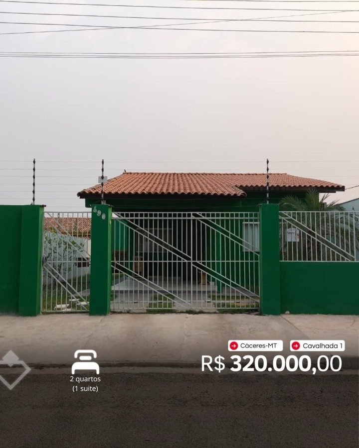 Casa à venda em Cavalhada I, Cáceres — Casa 2 quartos · Cavalhada I