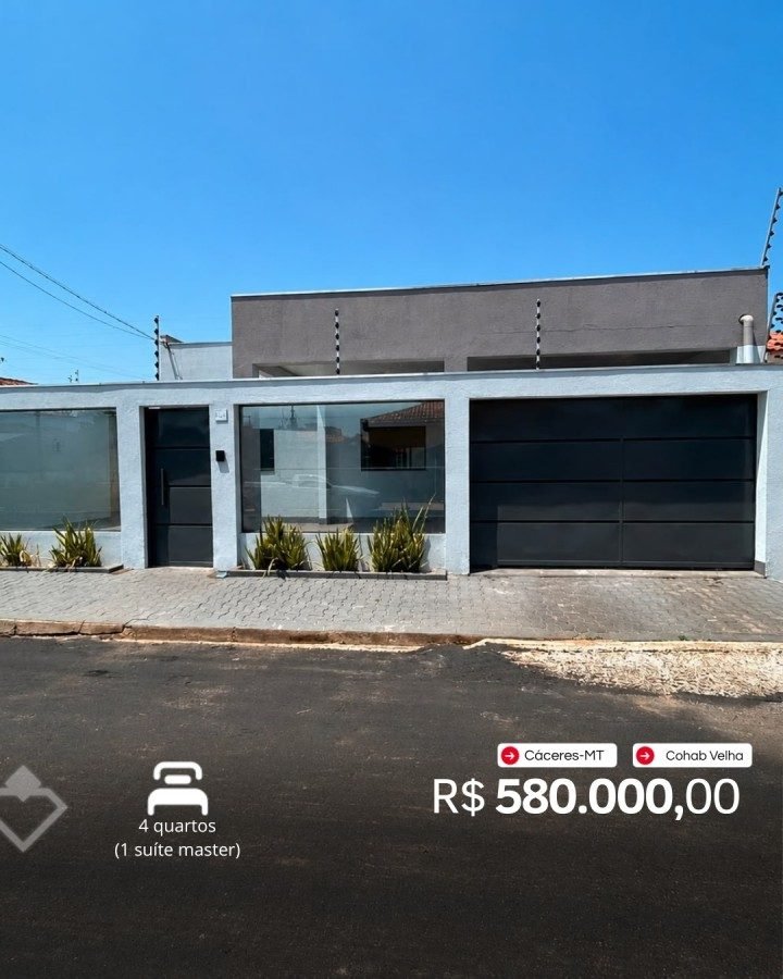 Casa à venda em Cohab Velha, Cáceres — Casa · Cohab Velha