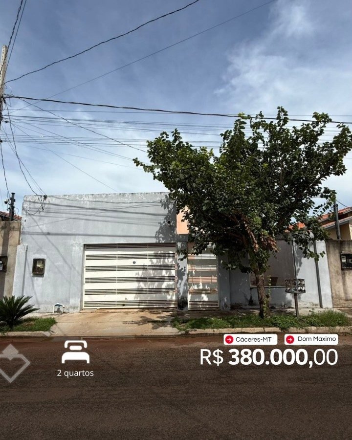 Casa à venda em Dom Maximo, Cáceres — Casa 2 quartos · Dom Maximo
