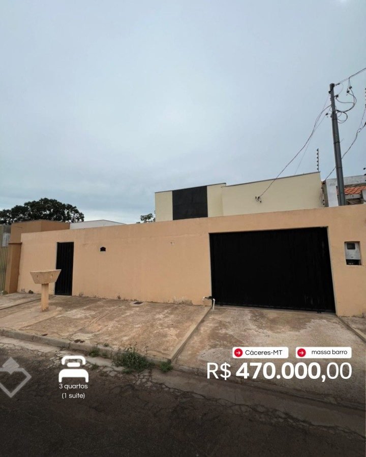 Casa à venda em Massa Barro, Cáceres — Casa 3 quartos · Massa Barro