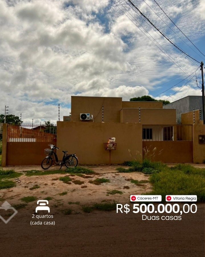 Casa à venda em Vitória-Régia, Cáceres — Casa 2 quartos · Vitória-régia