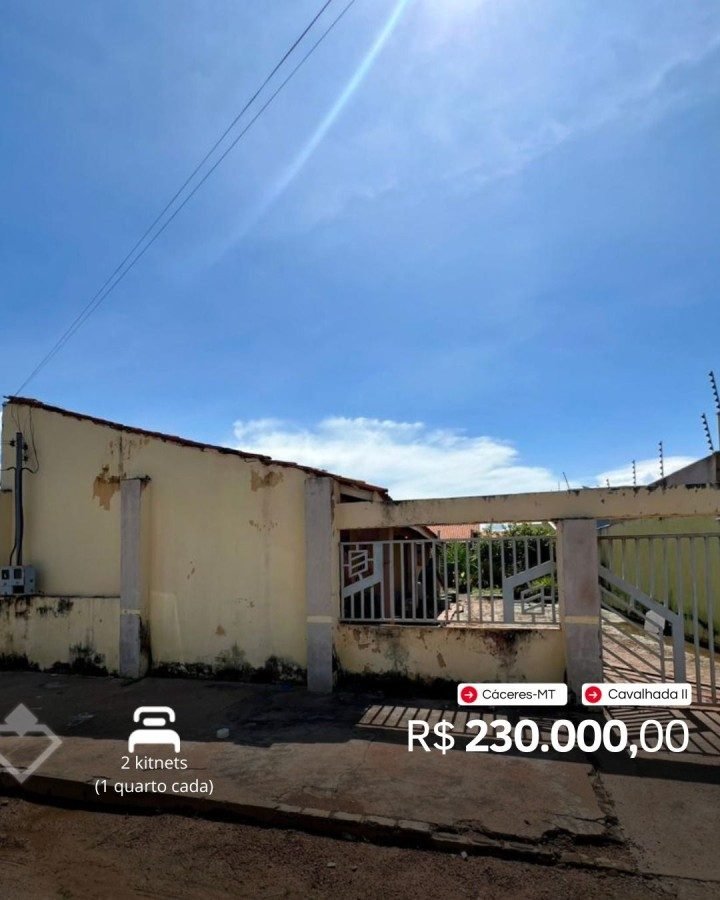 Apartamento à venda em Cavalhada II, Cáceres — Kitnet · Cavalhada II